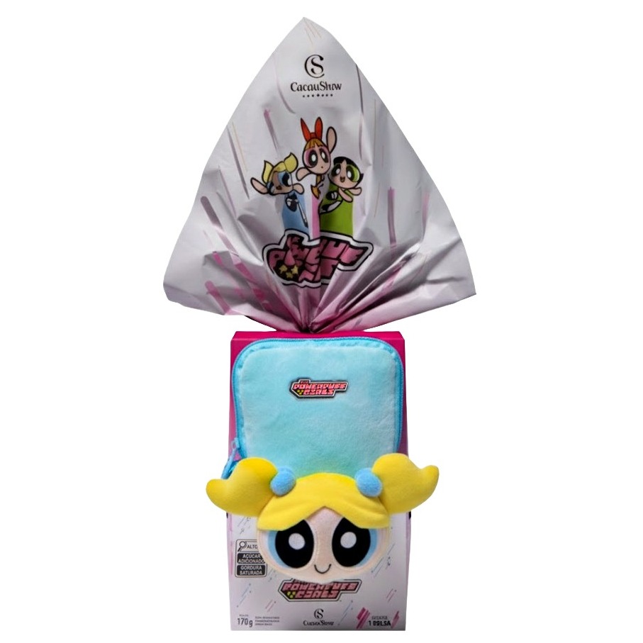 Ovo de Páscoa Meninas Superpoderosas Lindinha 170g