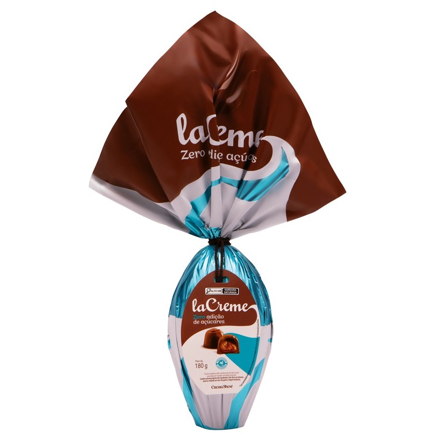 Ovo Lacreme Zero Adição de Açucares  180g