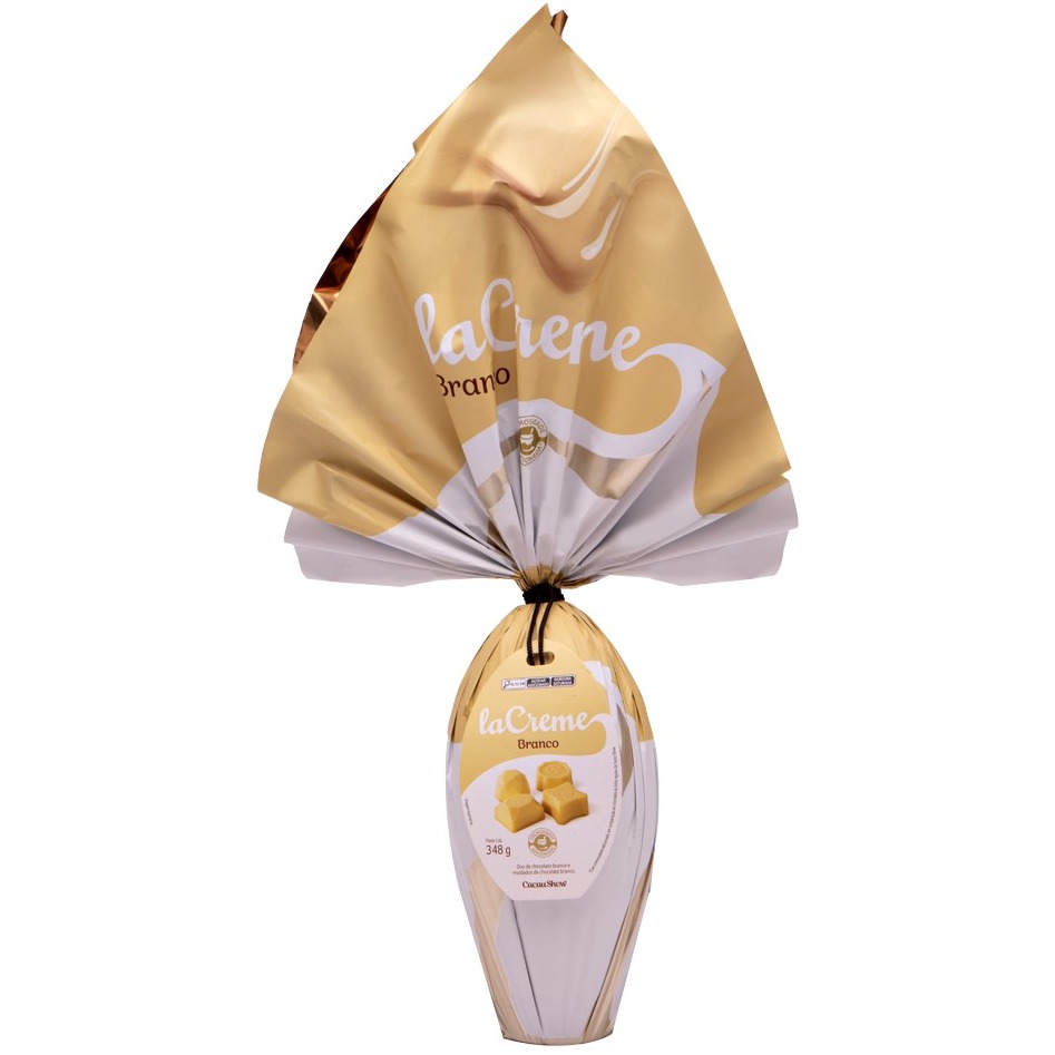 Ovo de Páscoa Lacreme Branco 348g