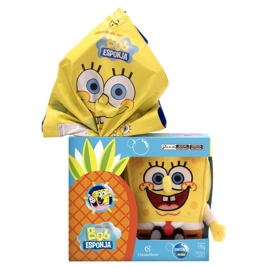 Ovo de Páscoa Bob Esponja 170g