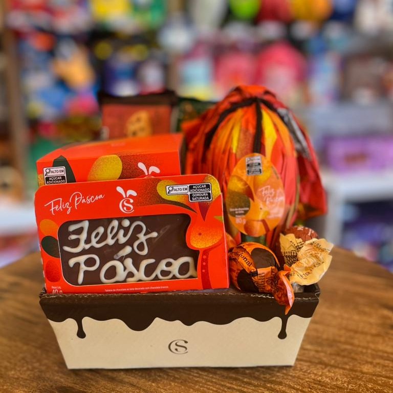 Cesta Cachepô P Cacau Magia