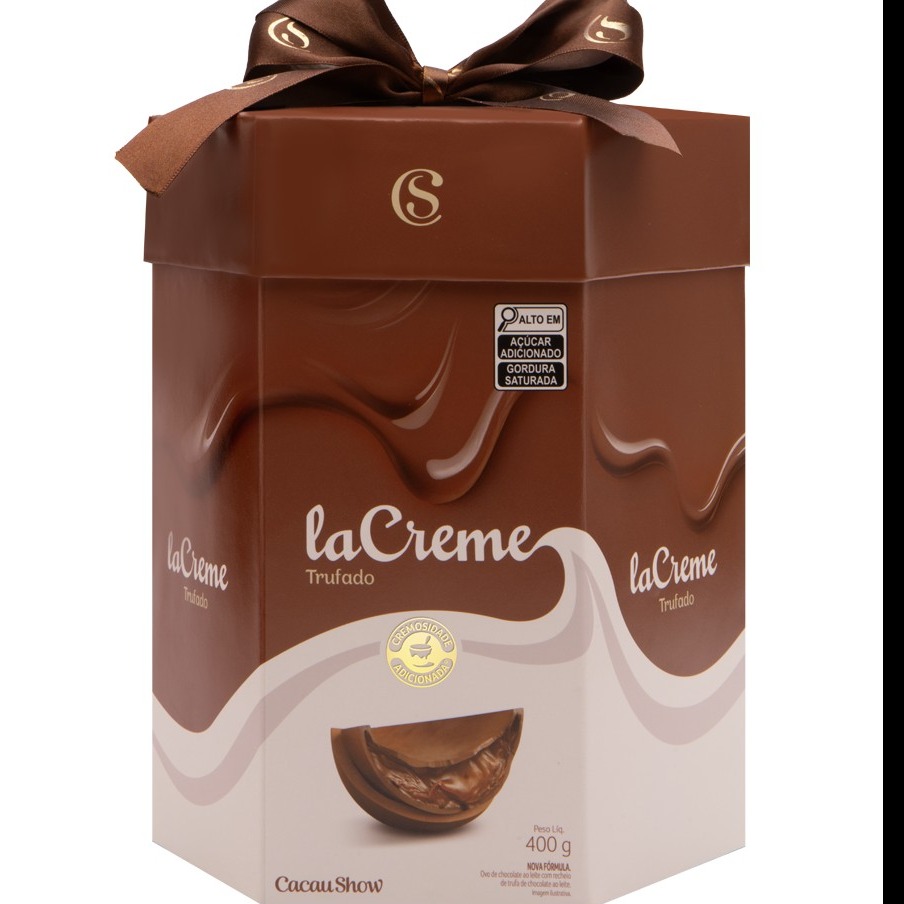 Ovo de Páscoa Recheado laCreme ao Leite 400g