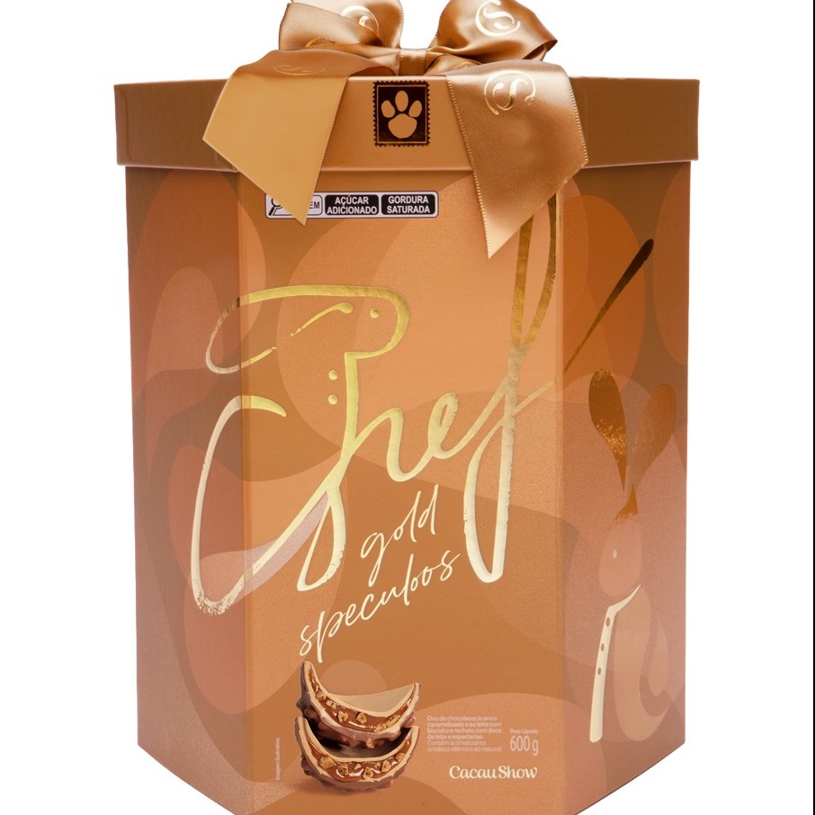 Ovo Recheado do Chef Gold Speculoos 600g