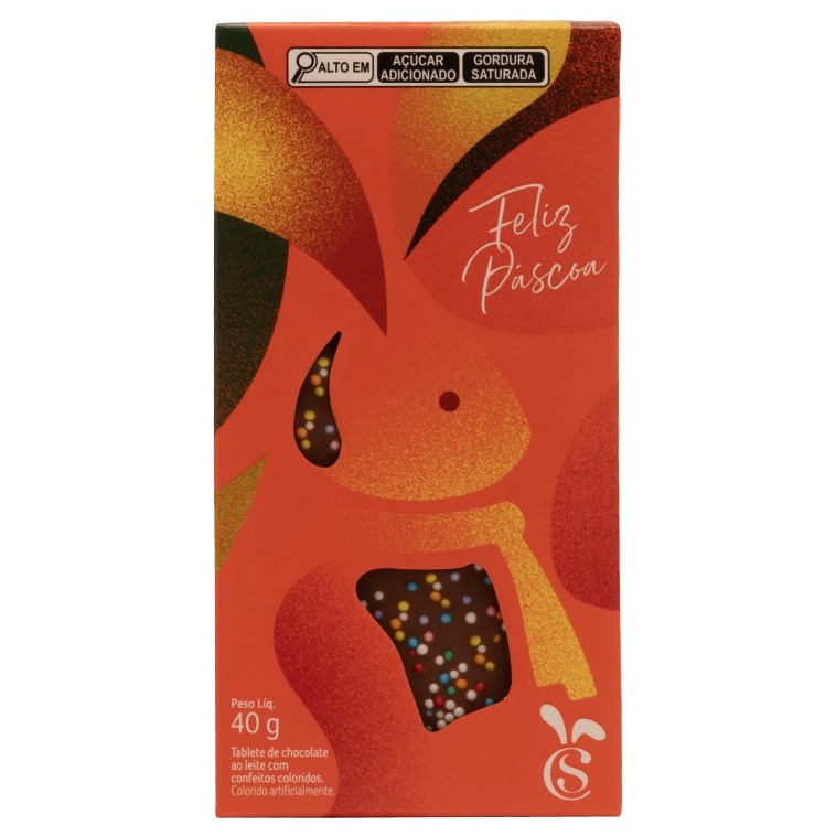 Tablete Cacau Magia ao Leite Decorado 40g