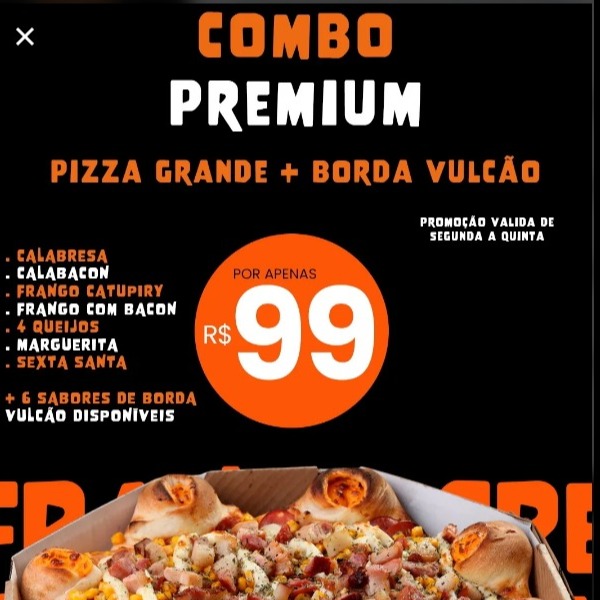 Combo Premium - Borda Vulcão