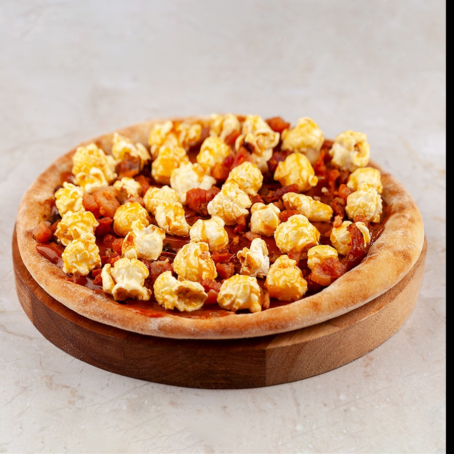 Caramelo Salgado com Pipoca e Bacon