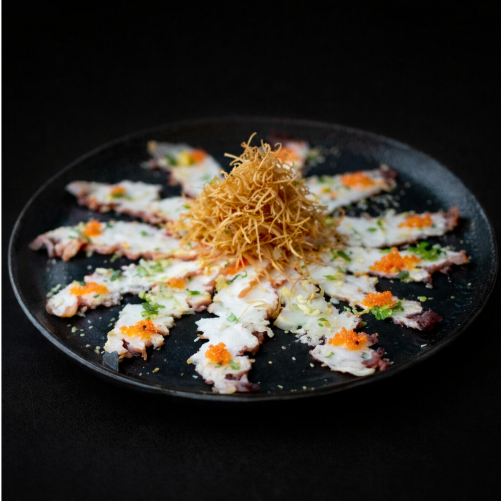 Carpaccio Polvo Trufado (12 peças)