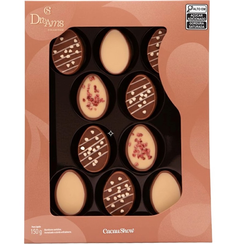 Caixa de Bombons Dreams 150g