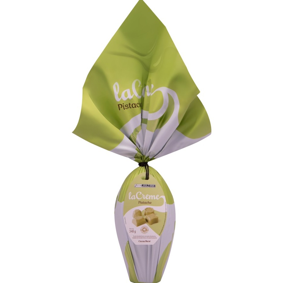 Ovo de Páscoa laCreme Pistache 348g