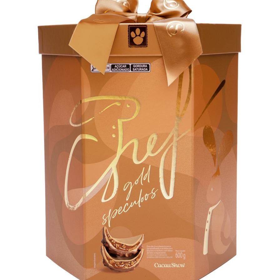 Ovo Recheado do Chef Gold Speculoos 600g
