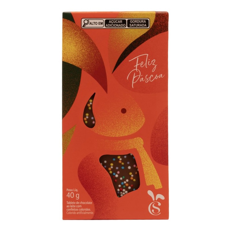 Tablete Cacau Magia ao Leite Decorado 40g