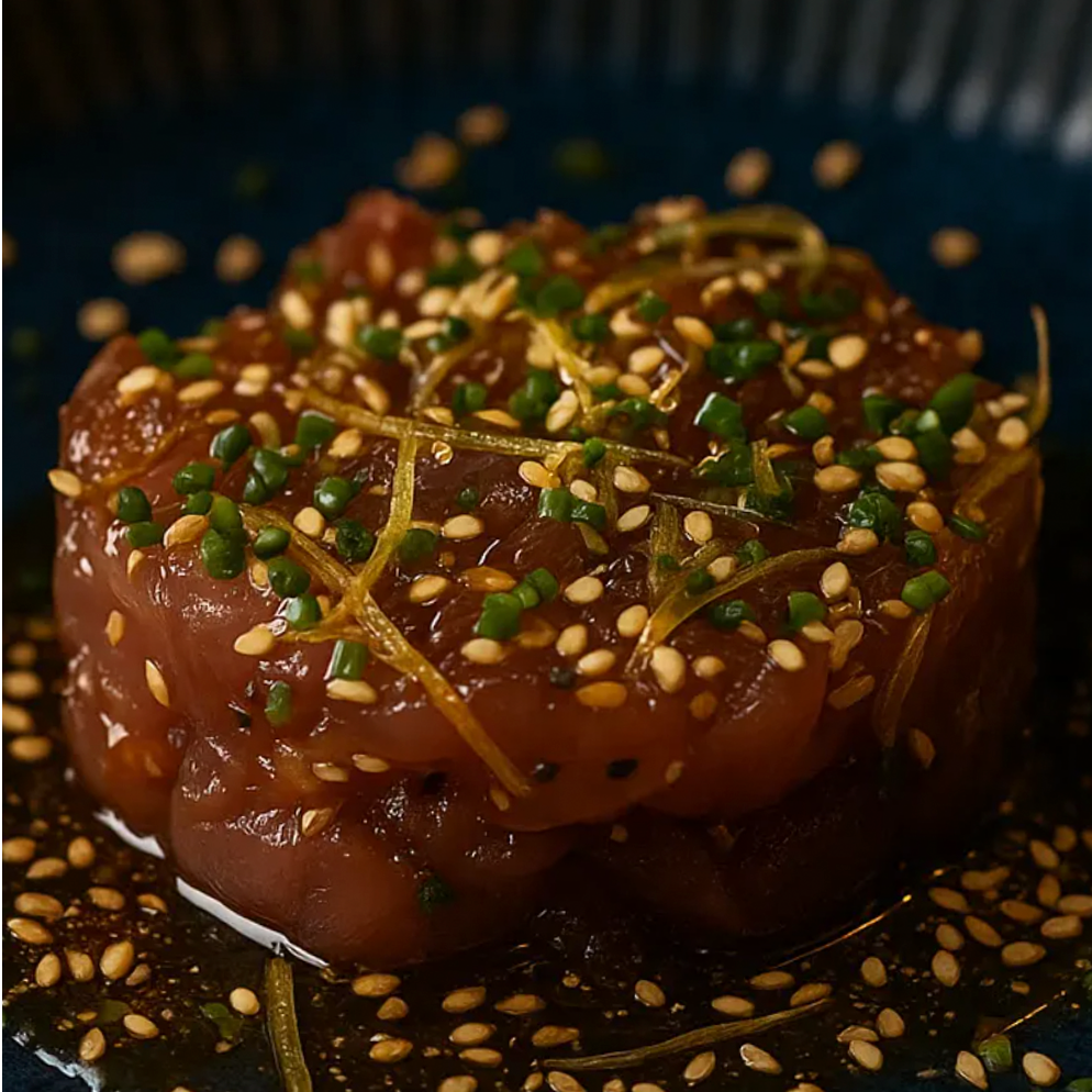 Mini Tartar Atum Molho de Ostra