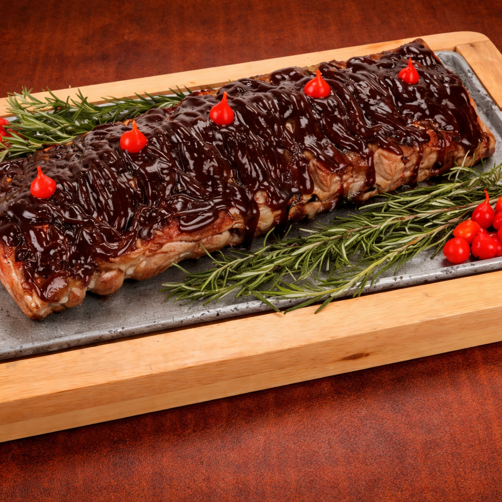 Costelinha Barbecue Grande ( Kit Grill) 2-3 Pessoas