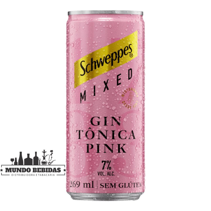 SCHWEPPES MIXED GIN TONICA PINK 269ML