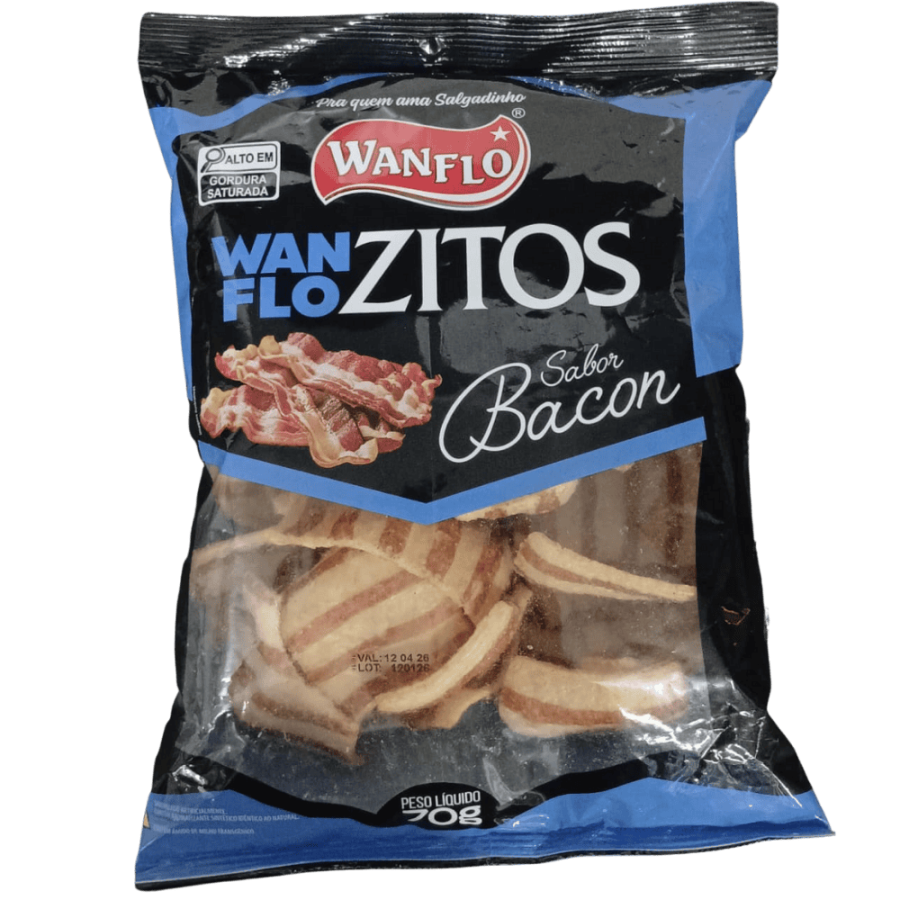 WANFLOZITOS SABOR  BACON 70G