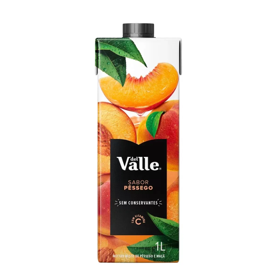 Del valle pêssego 1 litro