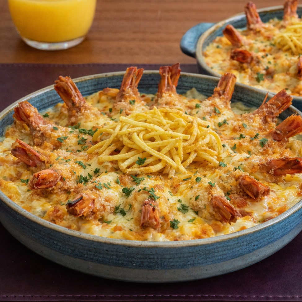CAMARÃO GRATINADO IINTERNACIONAL