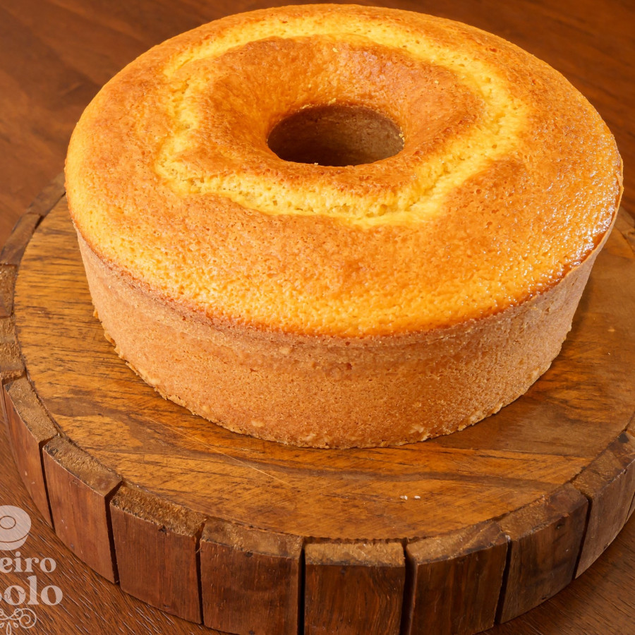 Bolo de Fubá com Laranja