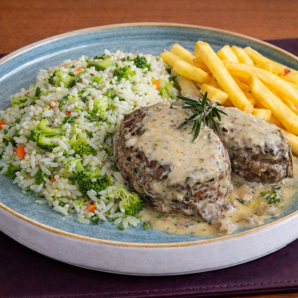 FILÉ MIGNON AO GORGONZOLA