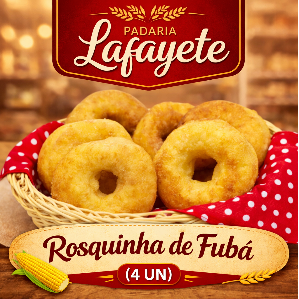 🌽 Rosquinha de Fubá (4 un)