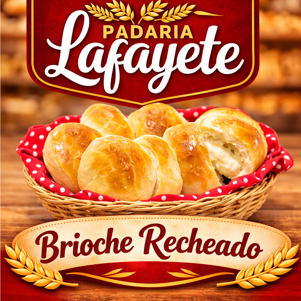 🥐✨ Brioche Recheado
