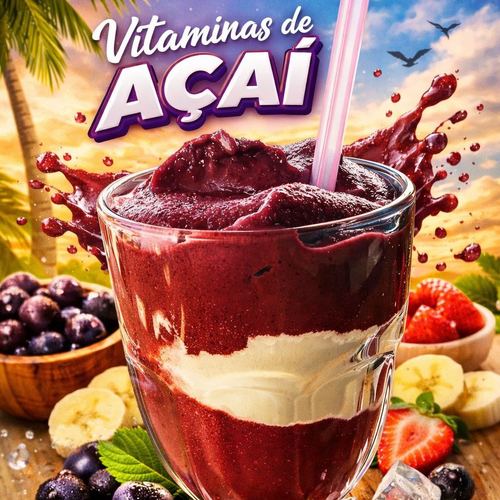 VITAMINA DE AÇAÍ + 1 ACRESCIMO 