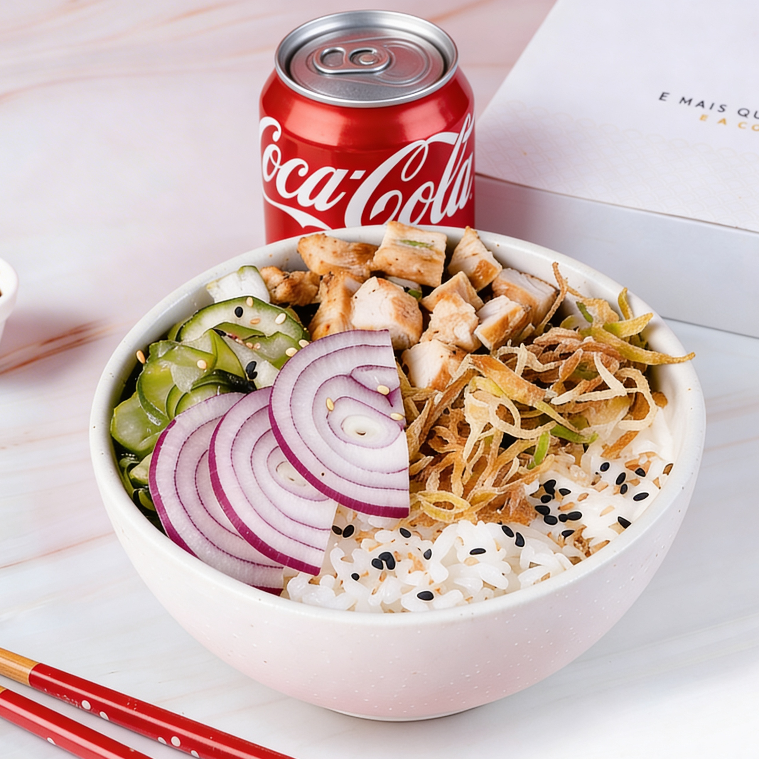 Monte seu Poke + Bebida promo
