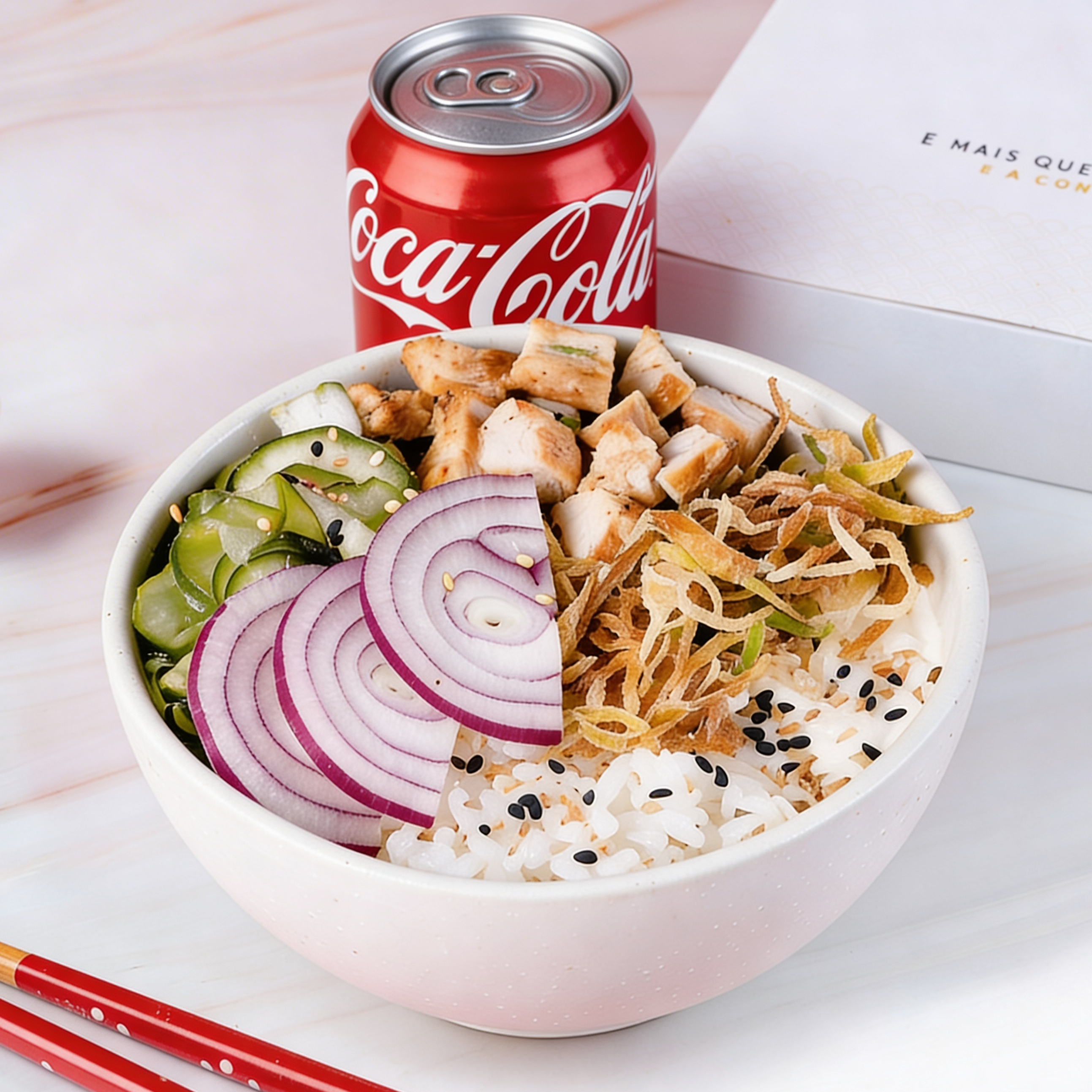 Monte seu Poke + Bebida promo