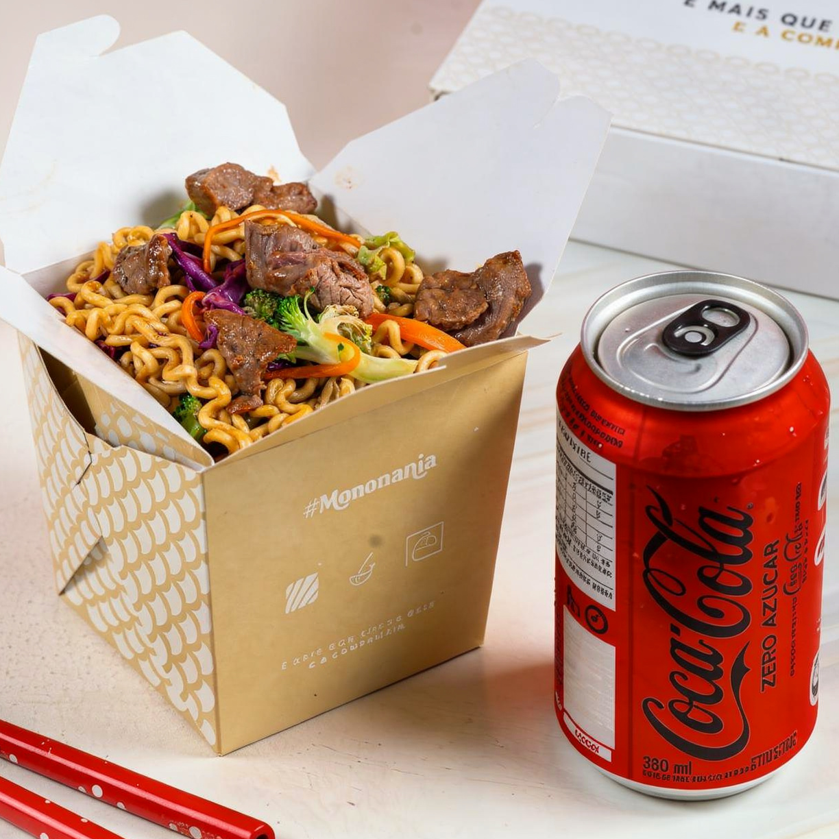 Escolha o Yakisoba (600g) + Bebida promo