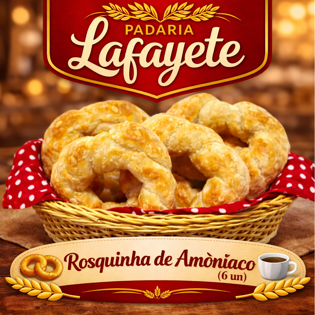 🥨 Rosquinha de Amoníaco (6 un)