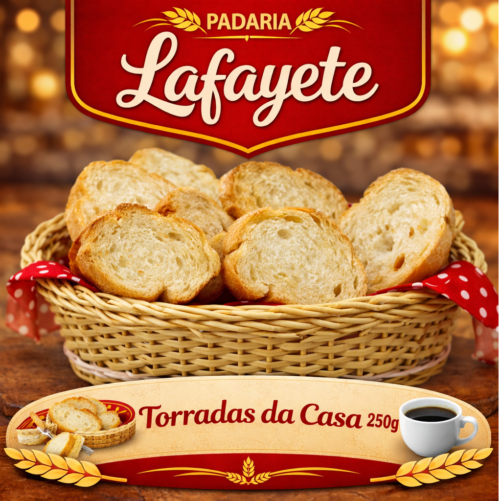 🍞✨ Torradas da Casa 250g 