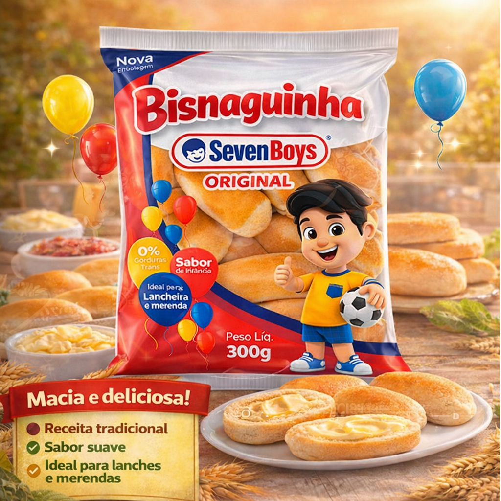 🥖 Bisnaguinha Seven Boys 300g