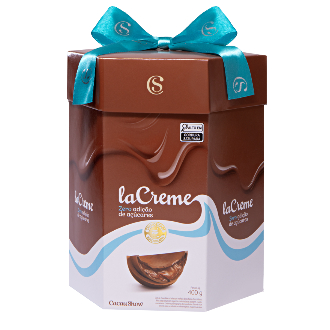 OVO LACREME RECH. AO LEITE ZERO ADIÇÃO DE AÇÚCARES 400g