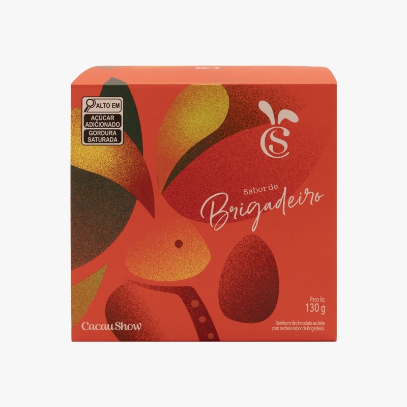 Caixa de Bombons Cubo Cacau Magia Brigadeiro 130g