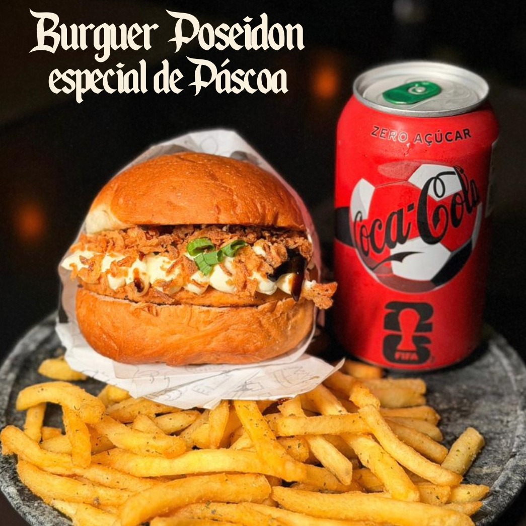 COMBO POSEIDON (Burguer de Salmão)