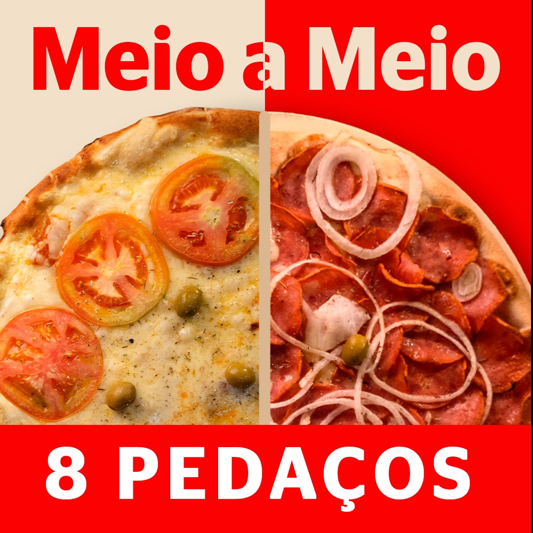 Pizza grande 8 pedaços