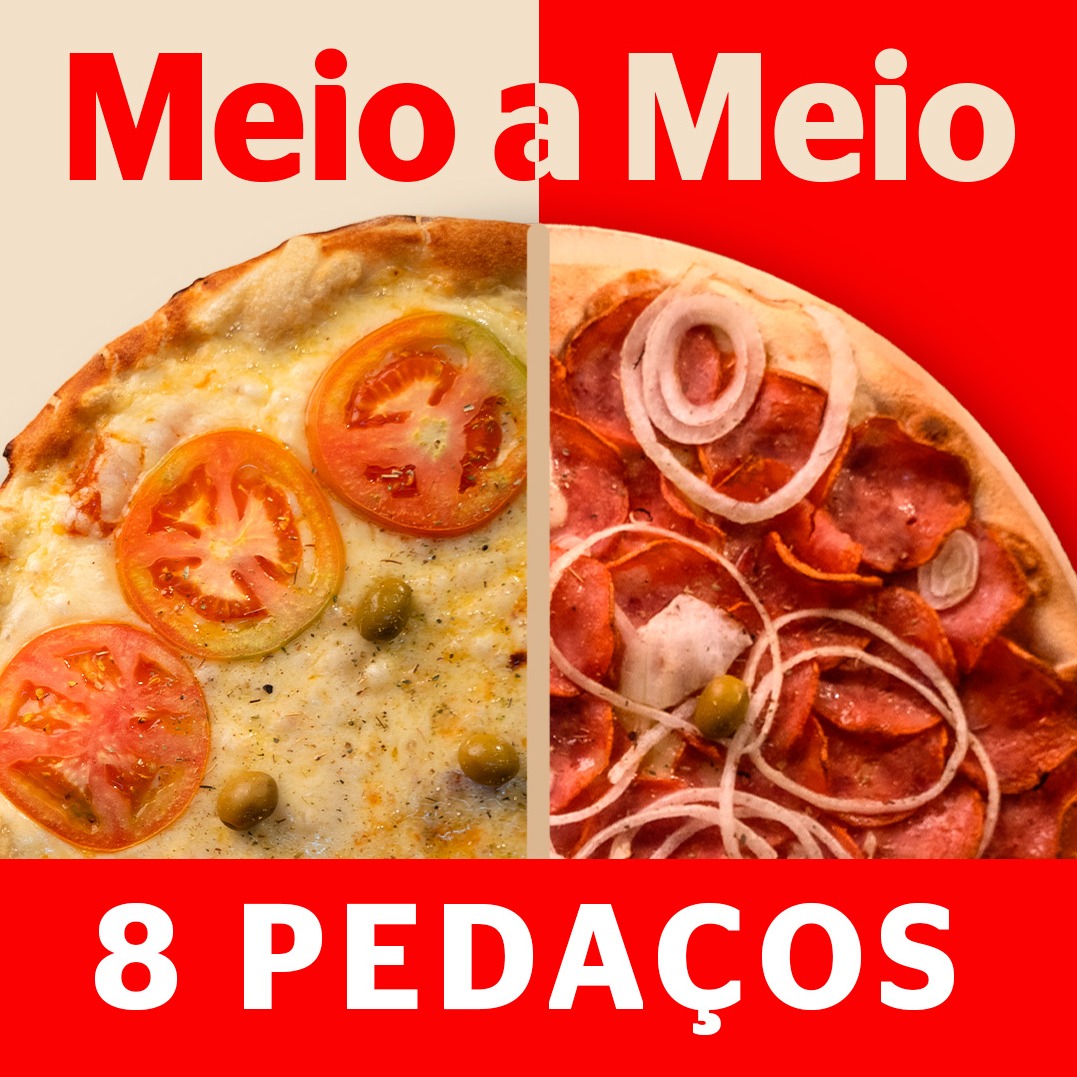 Pizza grande 8 pedaços