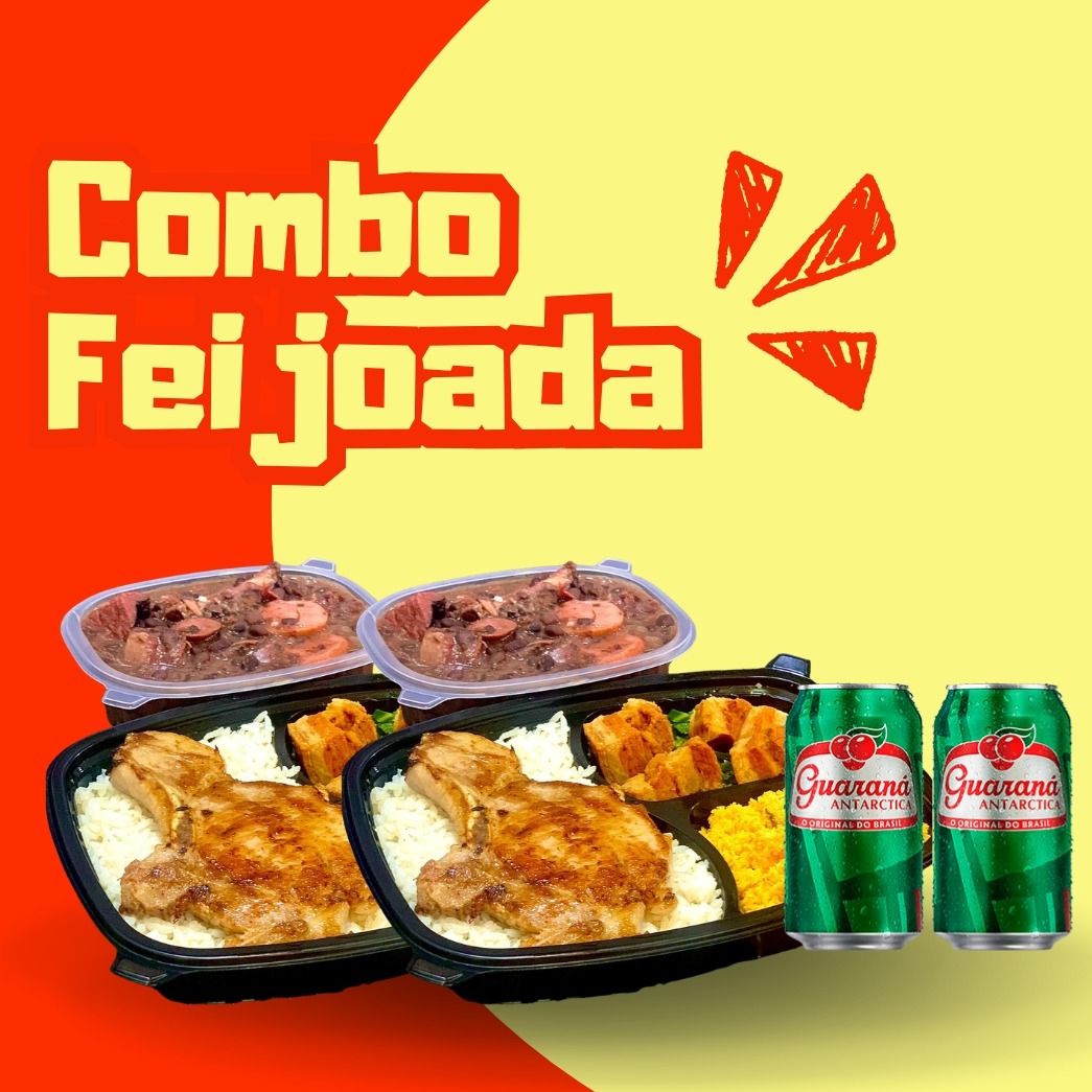 Feijoada Kit Médio (2 Pessoas) + 2 Guaraná Lata 350ml