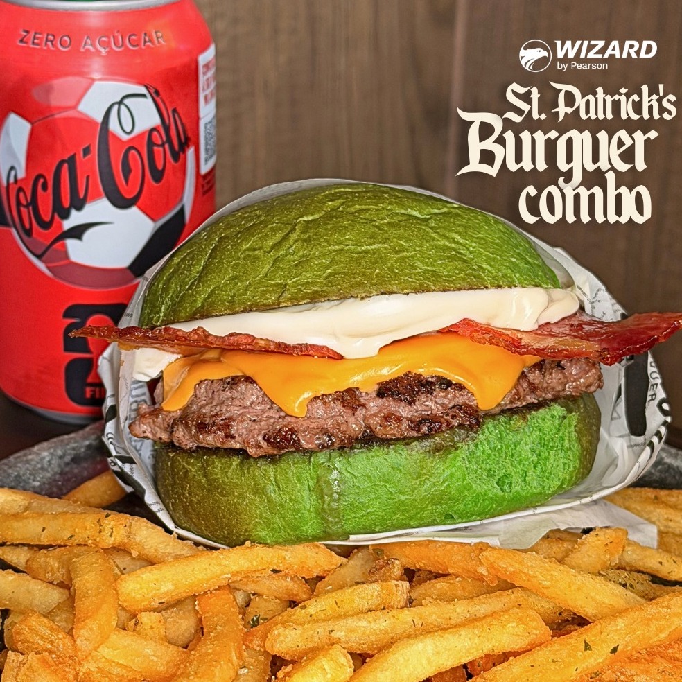 St Patrick's Burguer + Fritas + Refri -