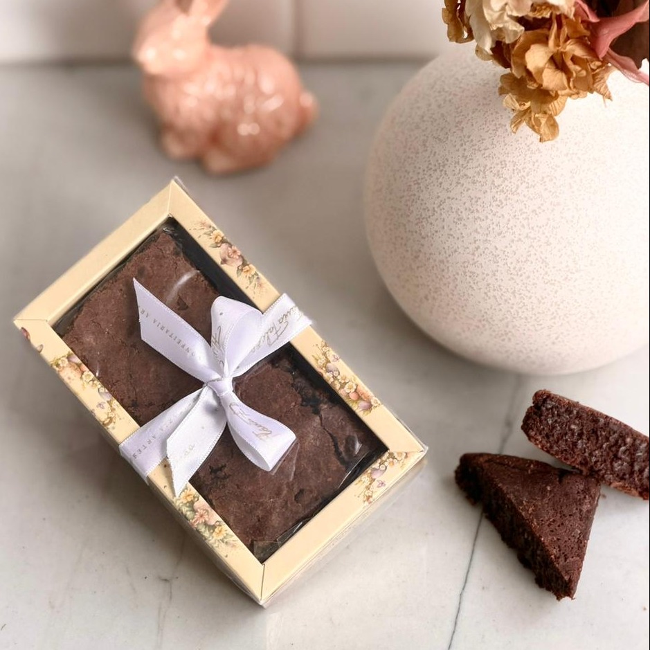 Caixinha com Dois Brownies