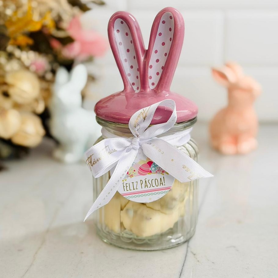 Potinho de Vidro com Cookie Bites (150g)