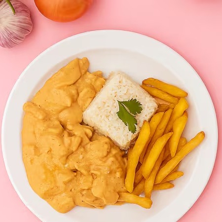 Estrogonofe de Carne + Acompanhamento