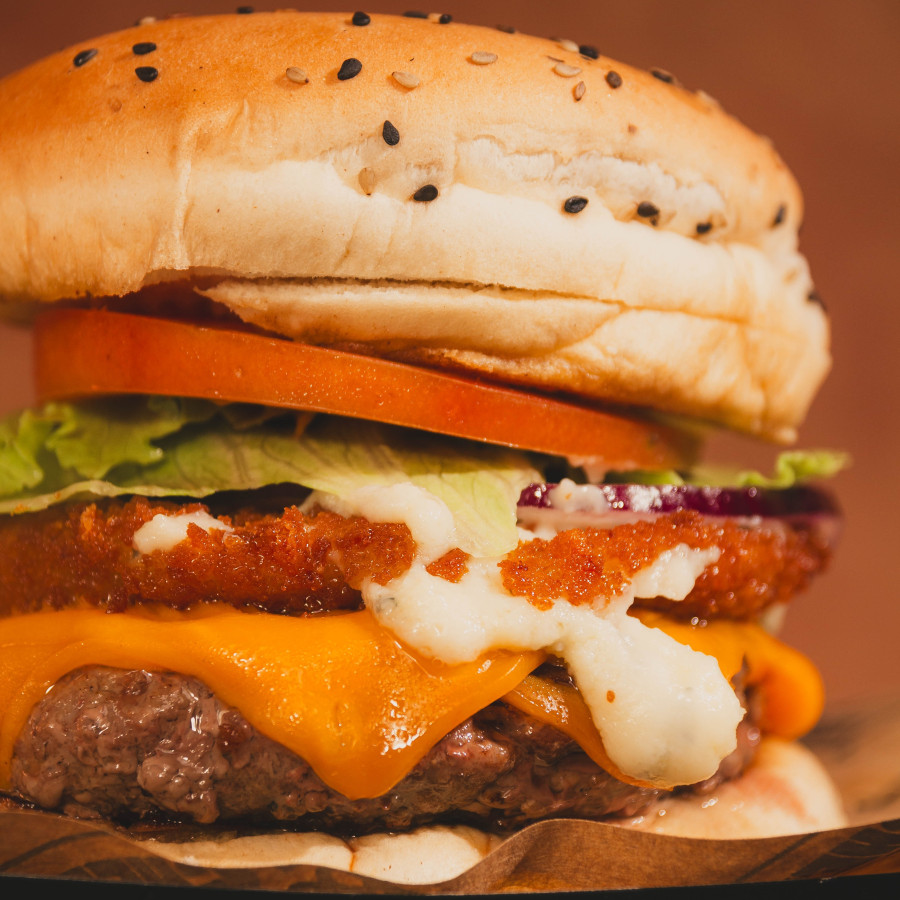 Burger Gorgonzola Empanado