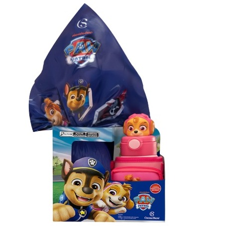 Ovo de Páscoa Patrulha Canina Garrafa Skye 170g