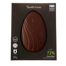 Tablete de Páscoa Bendito Cacao Vegano 72% 120g