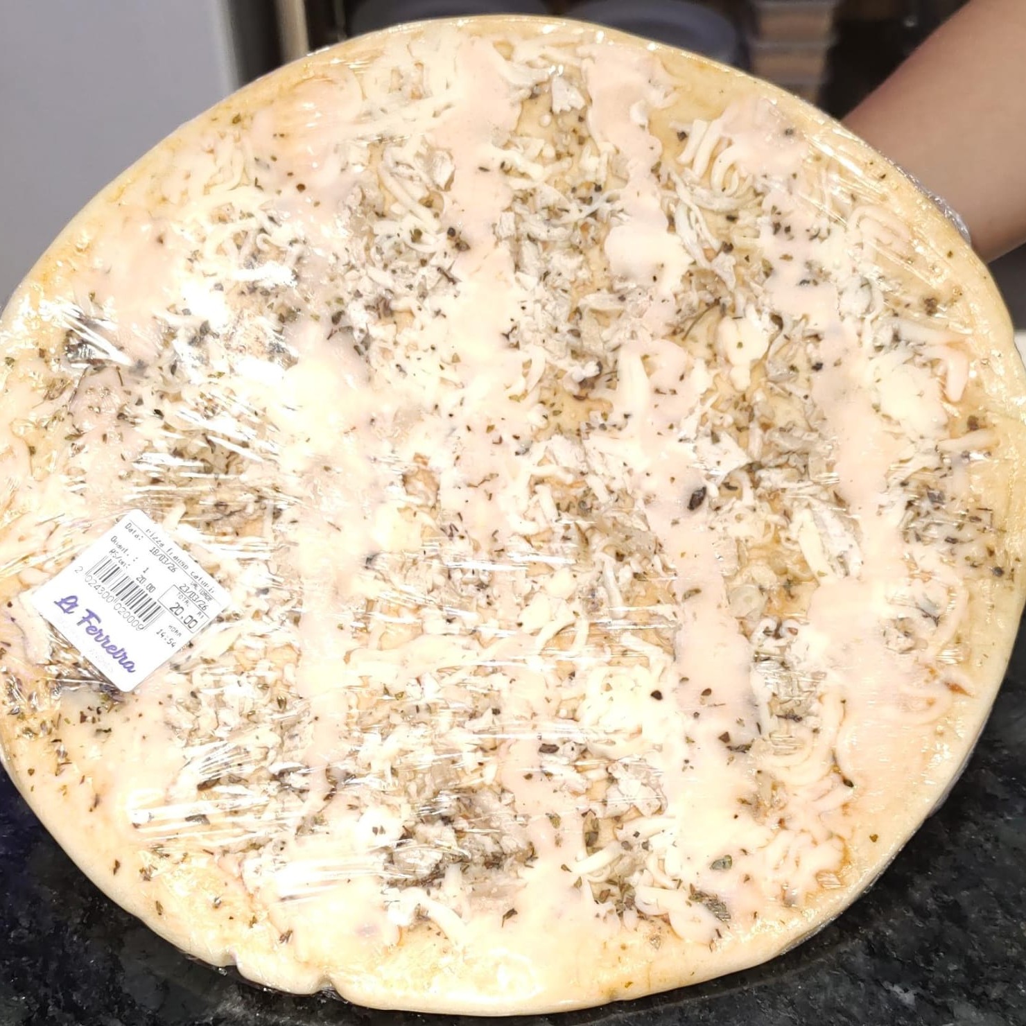 PIZZA DE FRANGO c/CATUPIRY