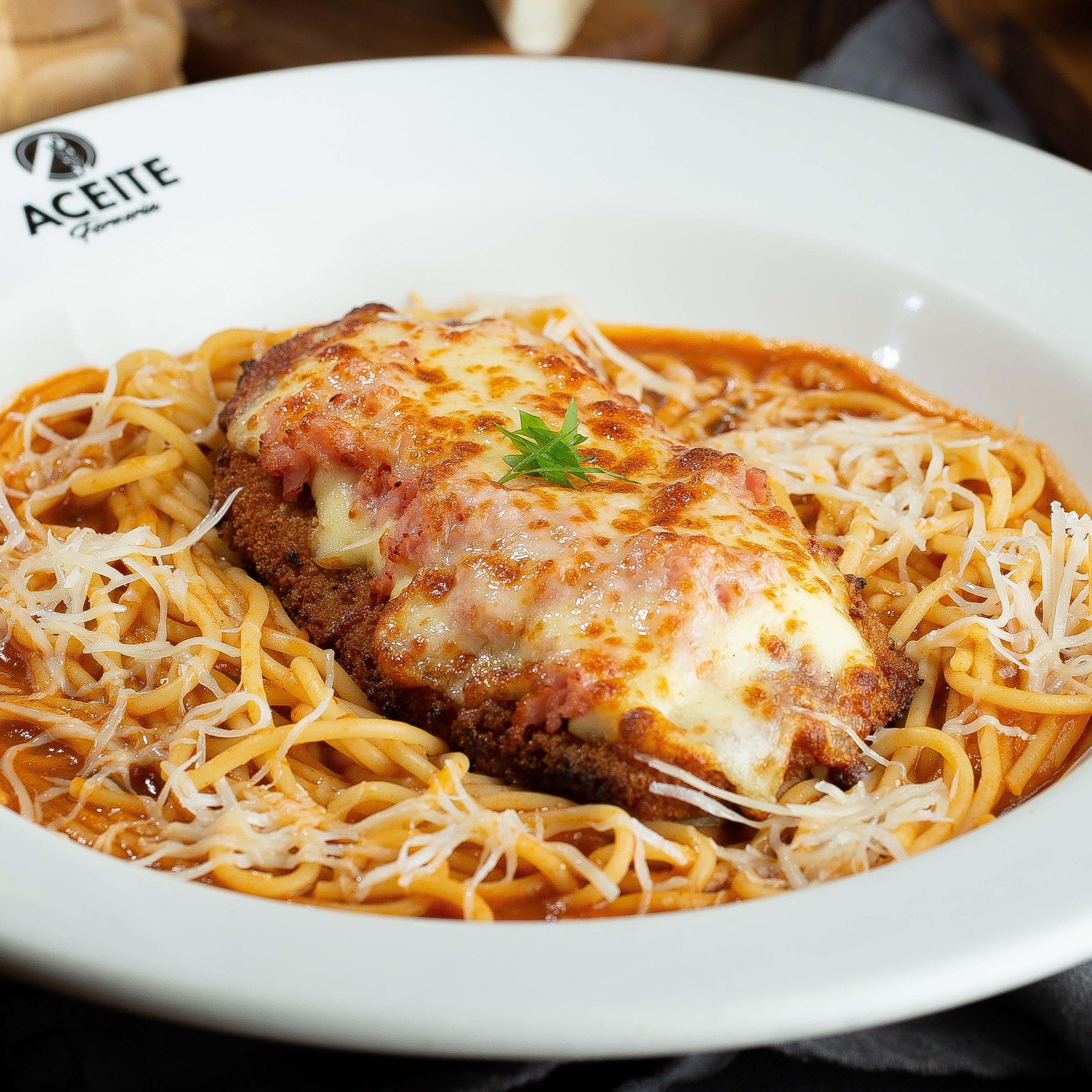 Spaghetti a parmegiana