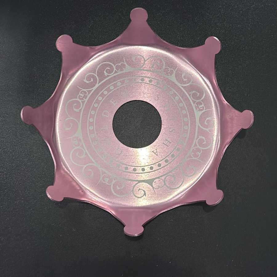 PRATO COROA SHISHA GOLDEN PEQUENO