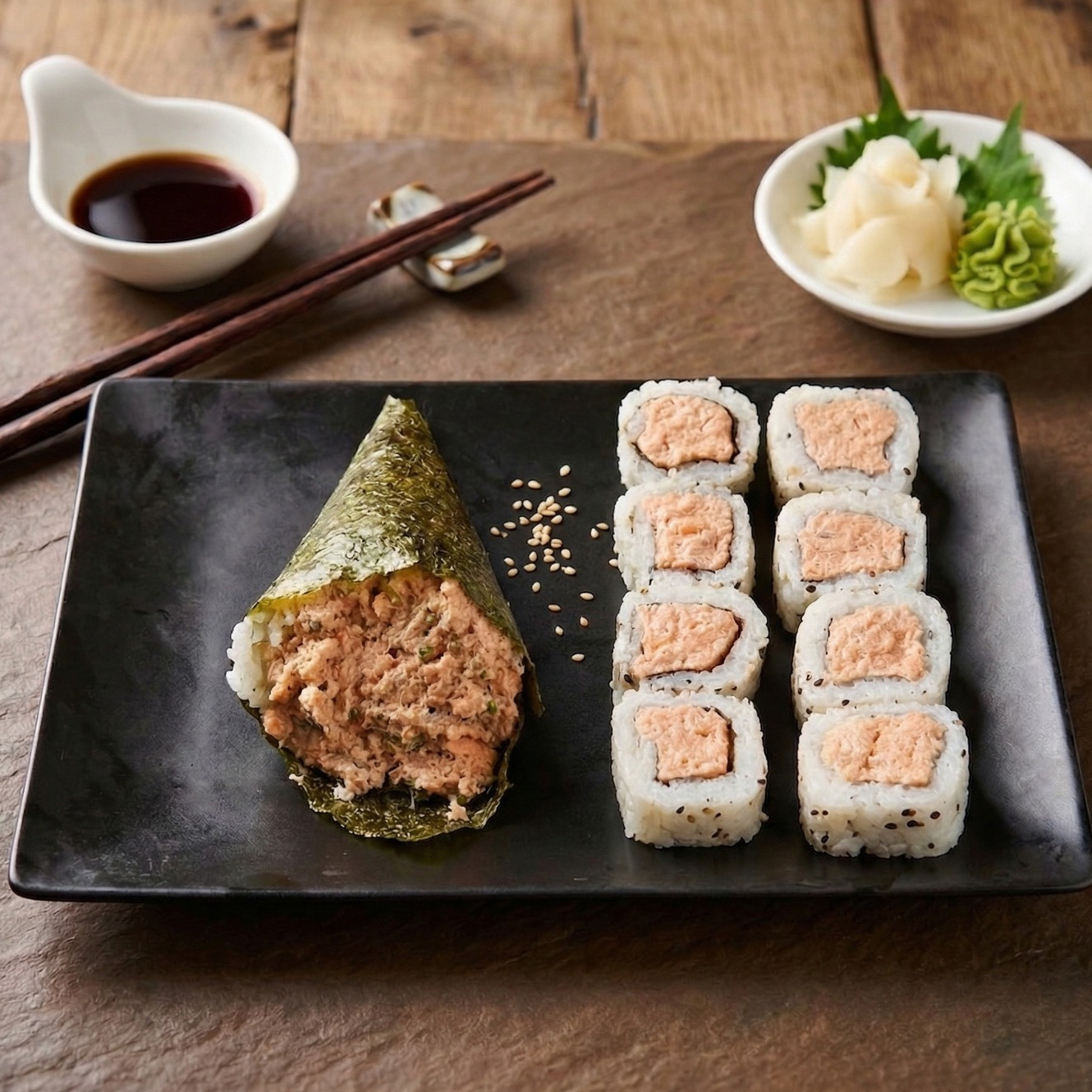 PROMO - TMK SALMÃO GRELHADO + 8 HURAMAKI DE SALMÃO GRELHADO