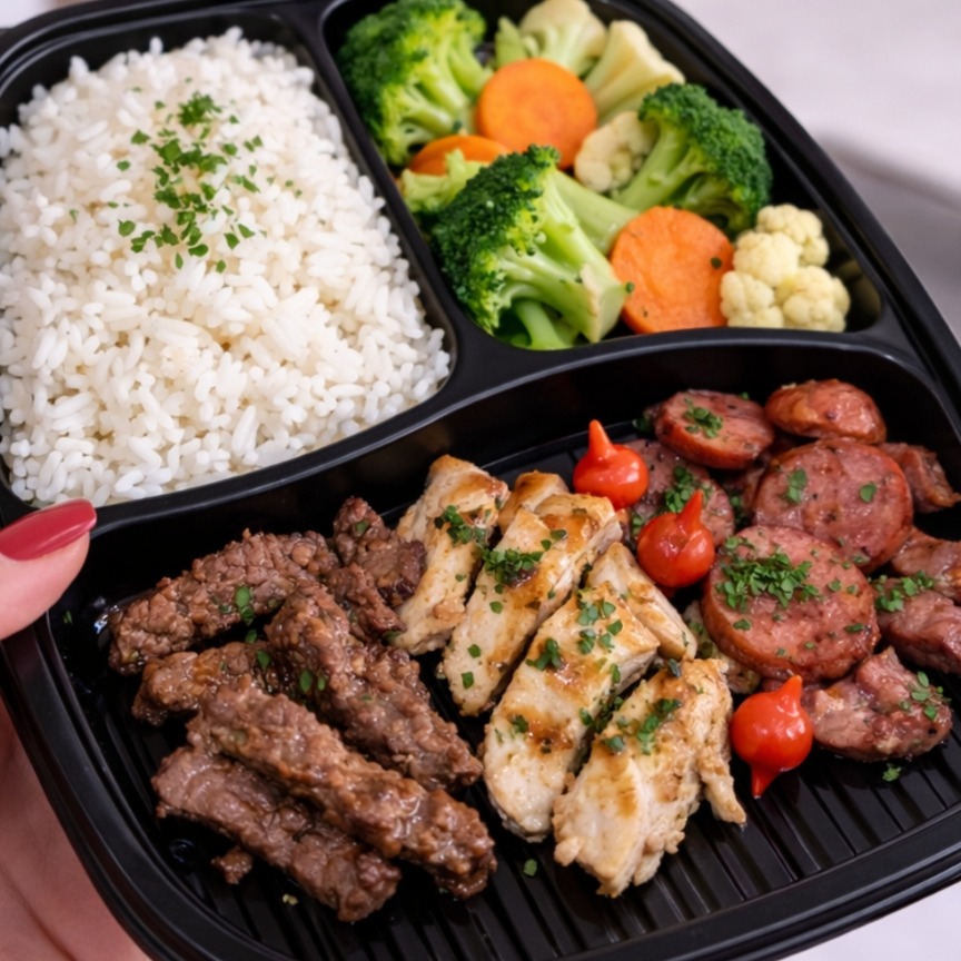 Econômico: Mix Chapa + 2 acompanhamentos